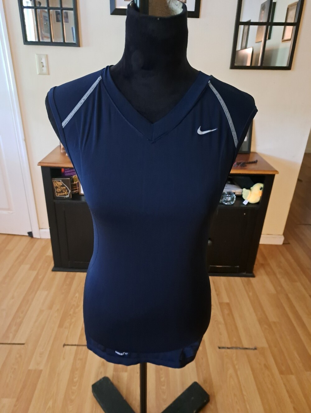 Kids Youth XL Nike Pro Fit Dry Blue Sleeveless Muscle Shirt Tank Top